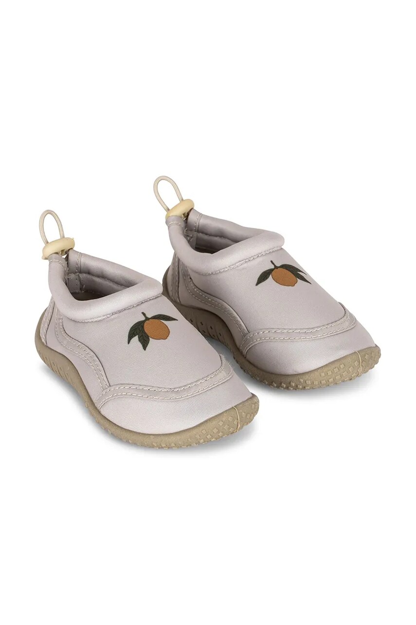 Levně Dětské boty do vody Konges Sløjd SEA SWIM SHOES šedá barva, KS102715