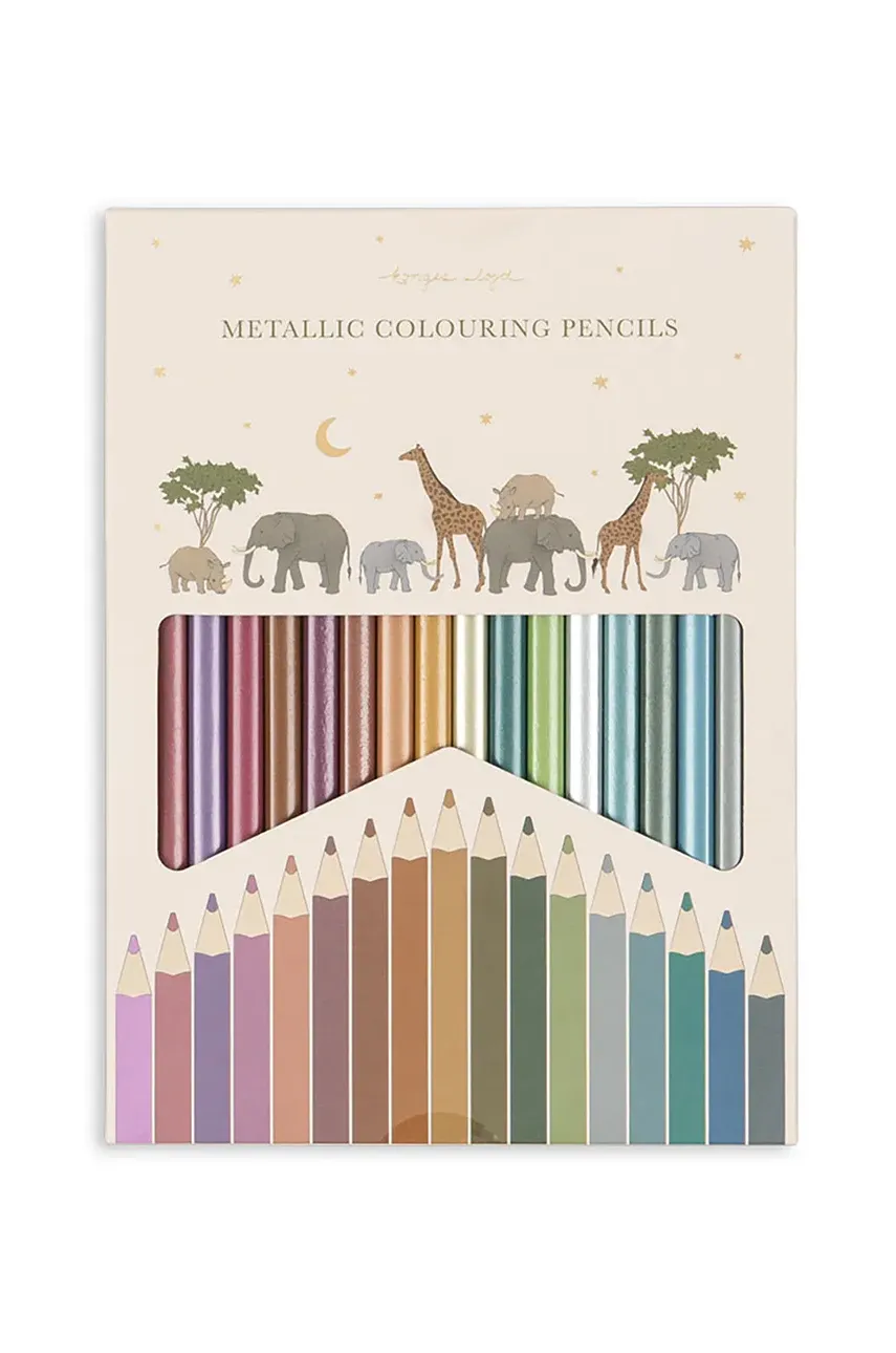 Konges Sløjd creioane METALLIC COLORING PENCILS KS102620