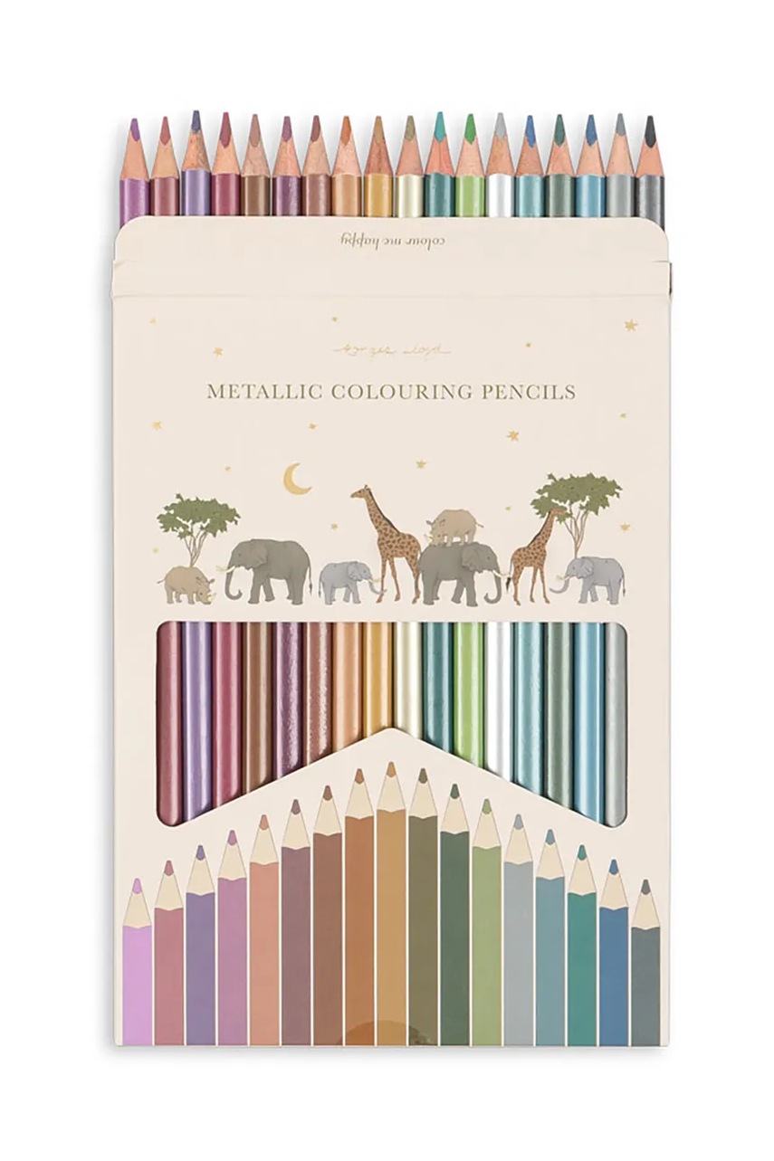 Мелки Konges Sløjd METALLIC COLORING PENCILS KS102620