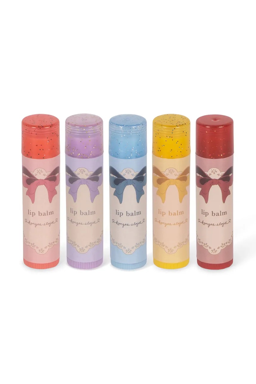 Набор бальзамов для губ Konges Sløjd LIP BALM GLITTER 5 PCS 5 шт KS102864