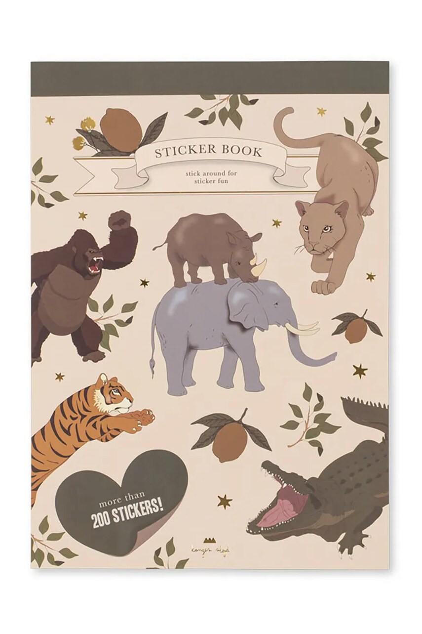 

Стикери Konges Sløjd A STICKER A DAY KS102871, Бежов