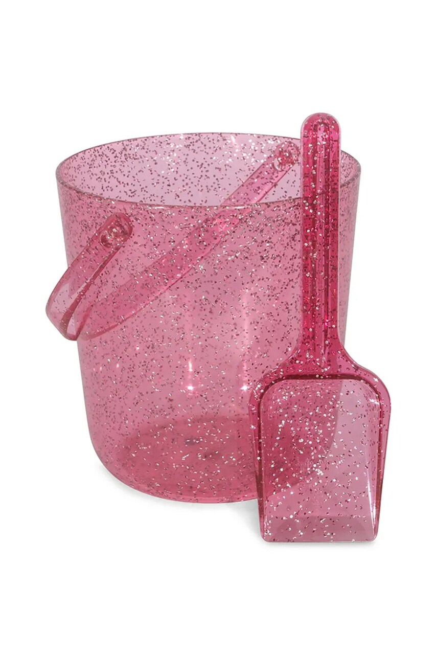 Levně Sada hraček do písku Konges Sløjd BEACH BUCKET AND SHOVEL GLITTER KS102458