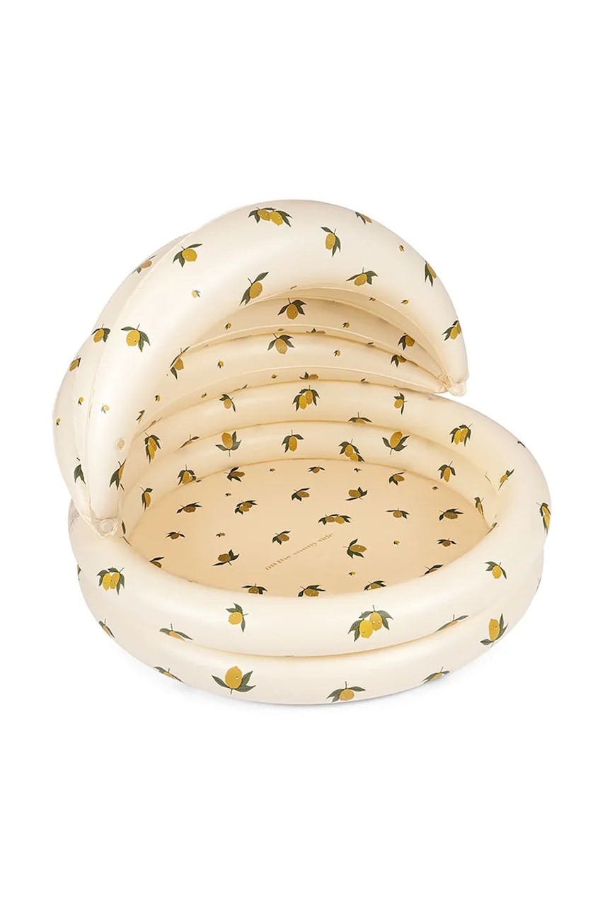 Konges Sløjd piscina gonflabila pentru copii POOL WITH CANOPY culoarea bej, KS102395