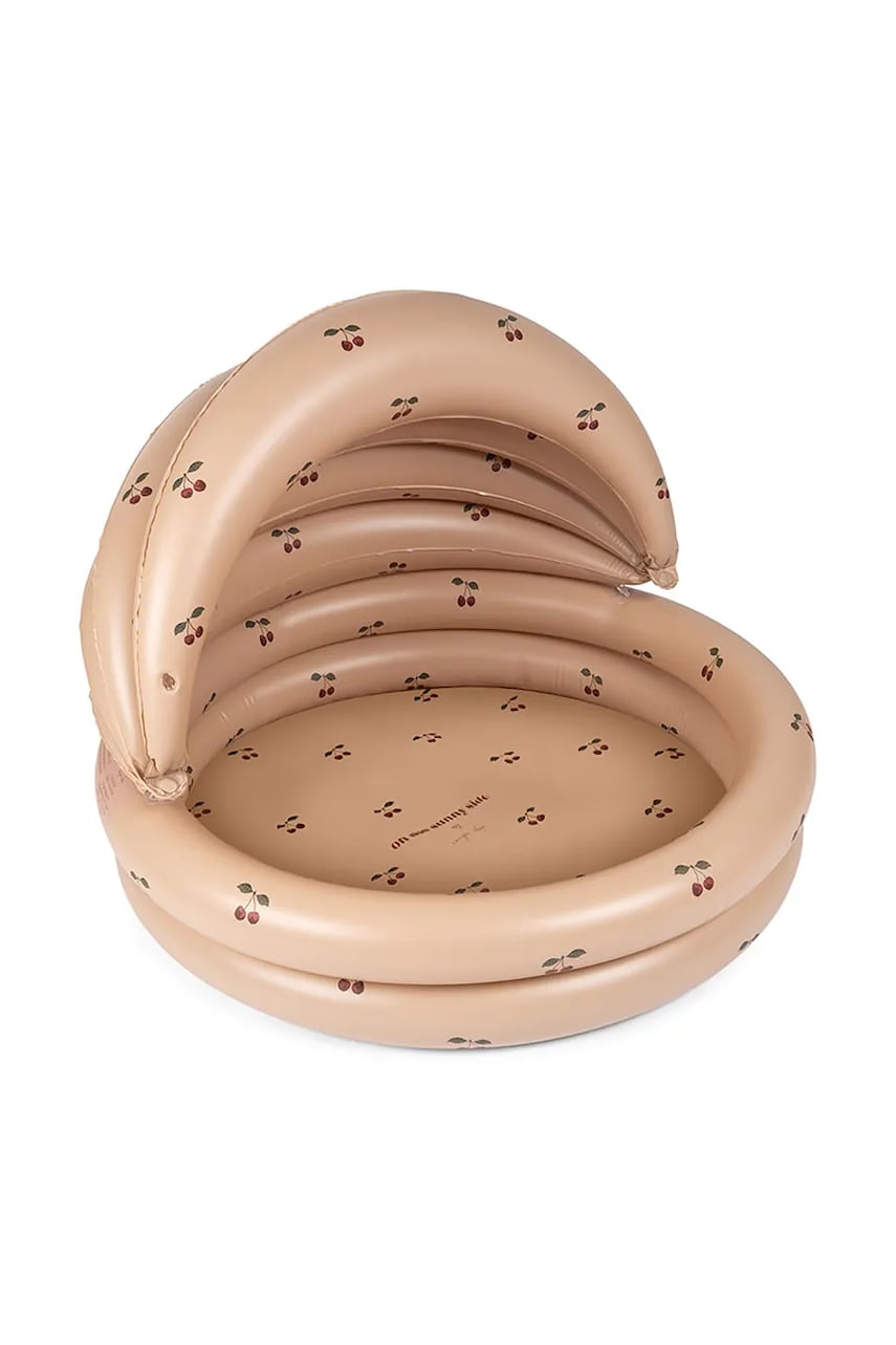 Konges Slojd piscina gonflabila pentru copii POOL WITH CANOPY culoarea roz, KS102395