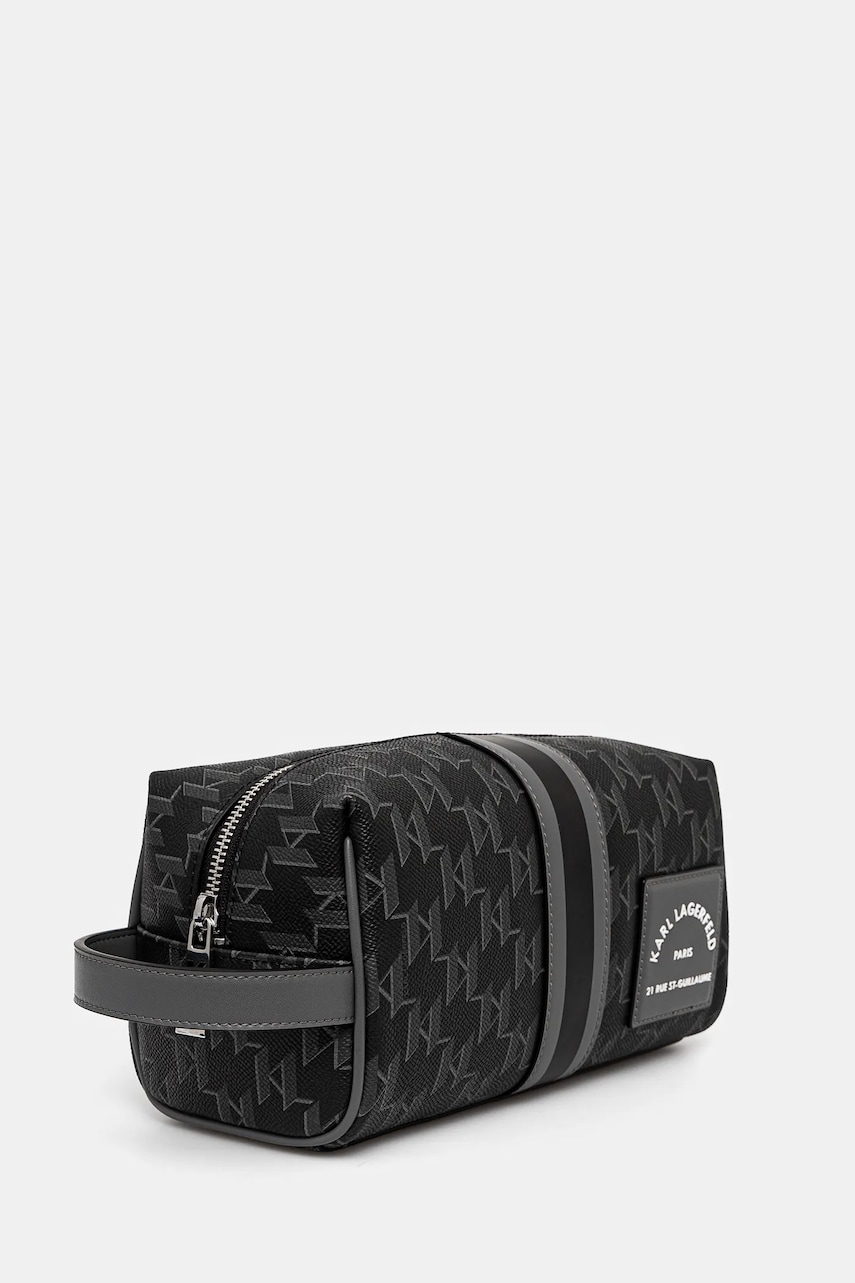 Косметичка Karl Lagerfeld K/KANVAS цвет чёрный A1M32032 Косметичка Karl Lagerfeld K/KANVAS цвет чёрный A1M32032