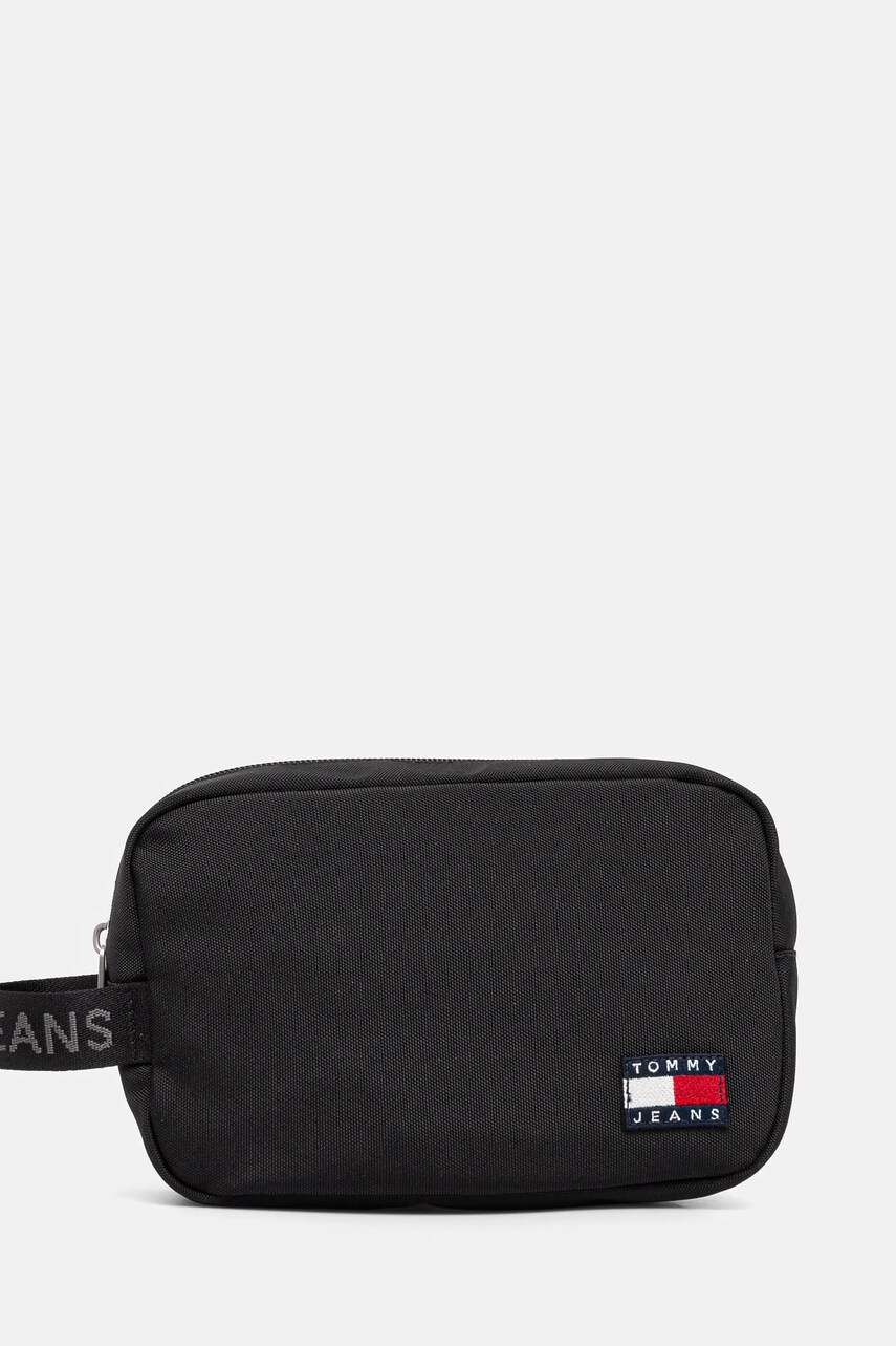 Tommy Jeans portfard culoarea negru, AM0AM13537