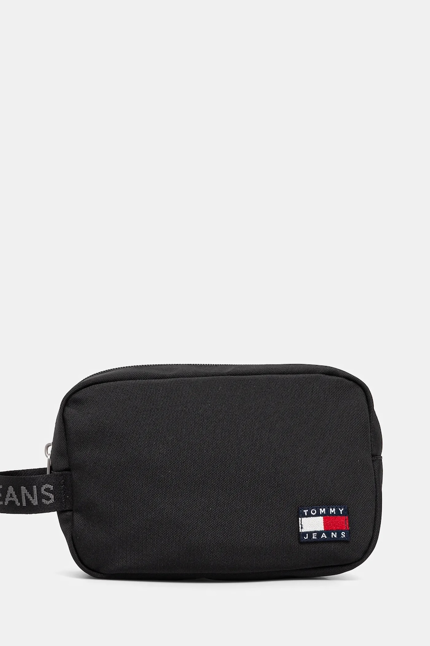 Tommy Jeans portfard culoarea negru, AM0AM13537