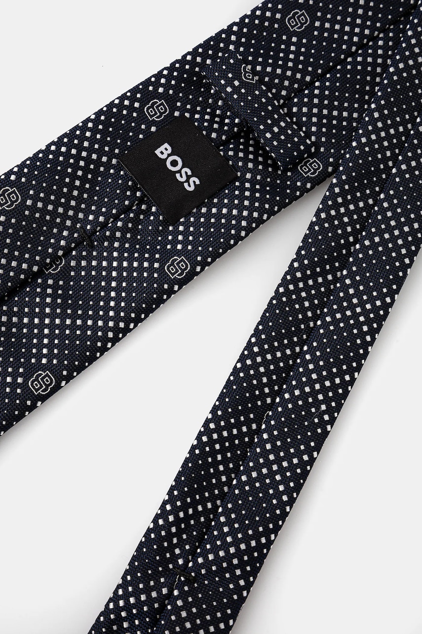 Шелковый галстук BOSS цвет синий 50534518 Шелковый галстук BOSS цвет синий 50534518