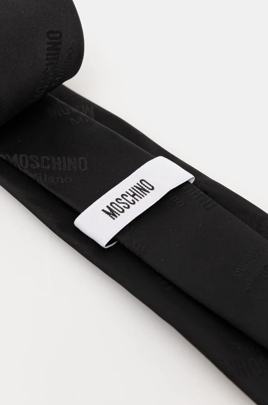 Галстук Moschino цвет чёрный M5777 55070 Галстук Moschino цвет чёрный M5777 55070