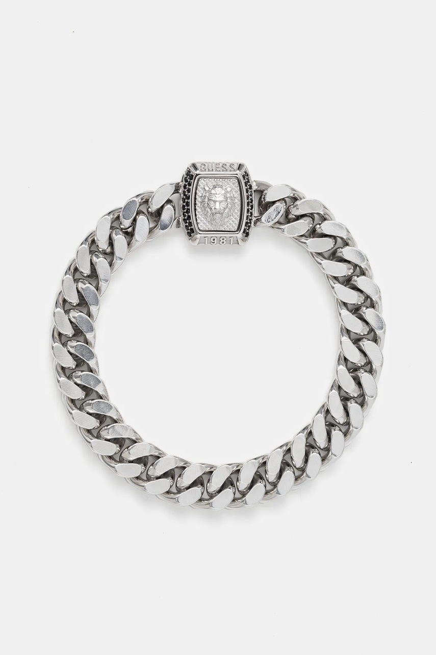 

Гривна Guess LION KING мъжка JUMB05 005JW, Сребърен