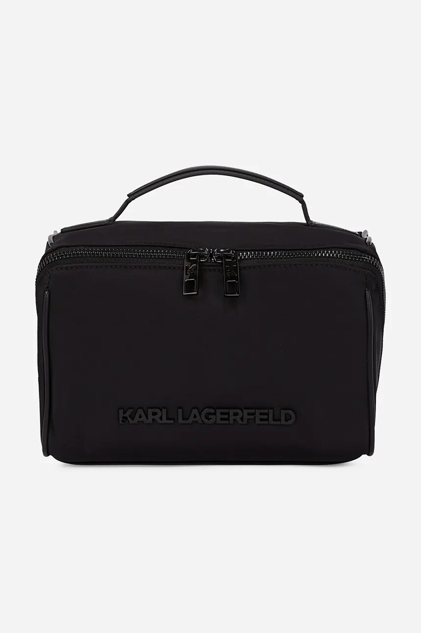 Karl Lagerfeld portfard culoarea negru, A2M32013