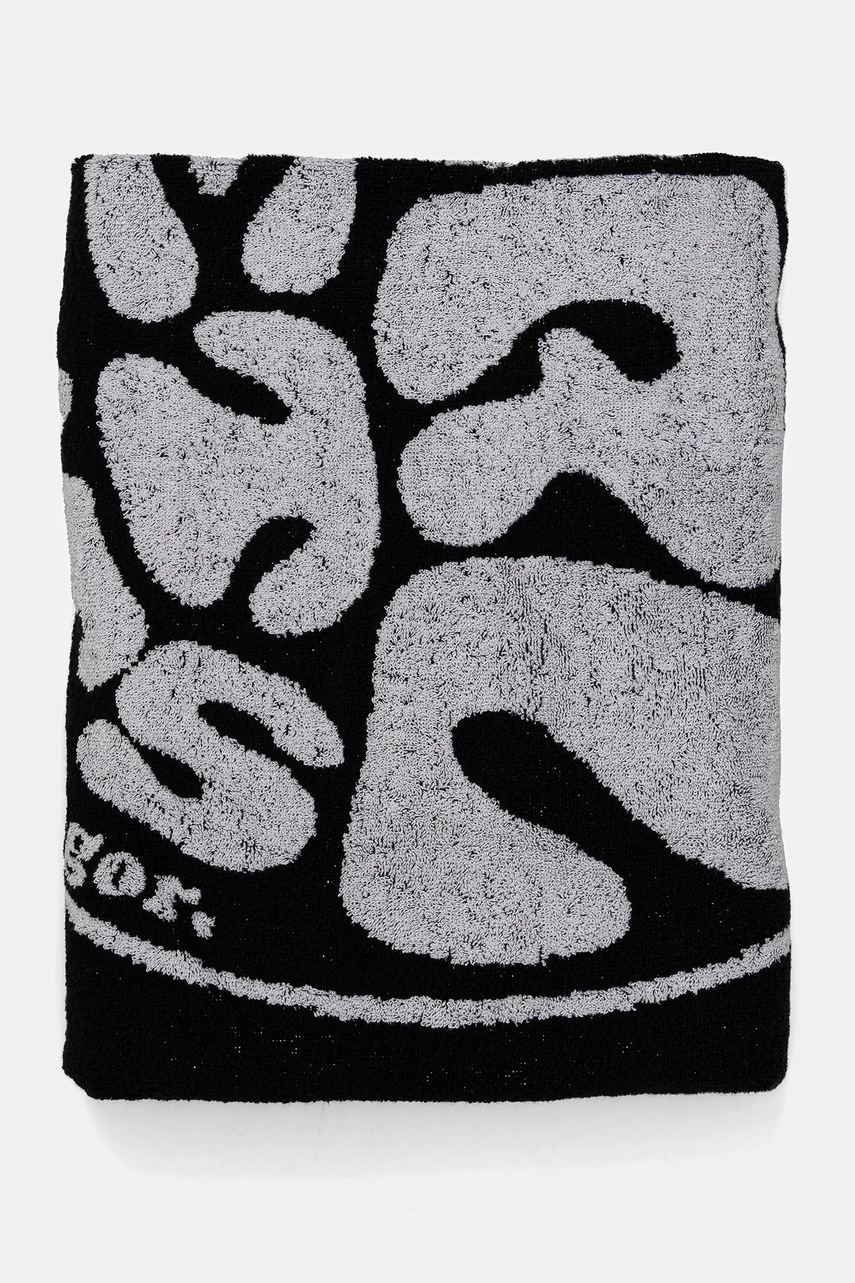 Хлопковое полотенце Rip Curl цвет чёрный 01BMTO