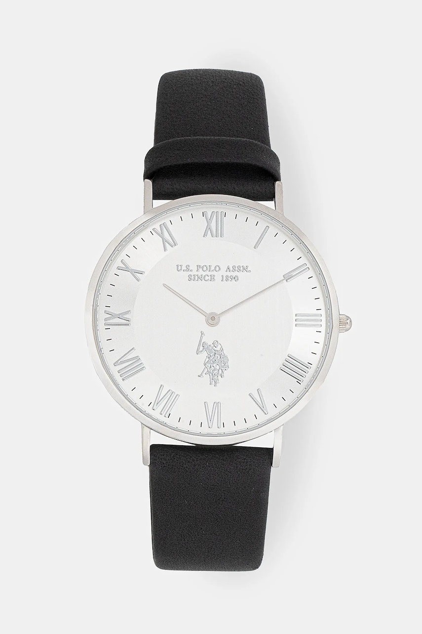 Levně Hodinky U.S. Polo Assn. AUSTIN pánské, černá barva, USP7265WH