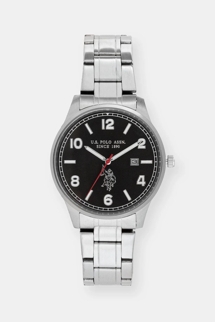 U.S. Polo Assn. ceas JACOB culoarea argintiu, USP7196BK