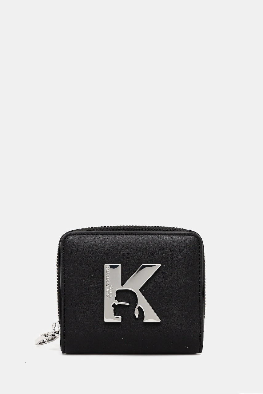 Levně Peněženka Karl Lagerfeld Jeans černá barva, A1W32112