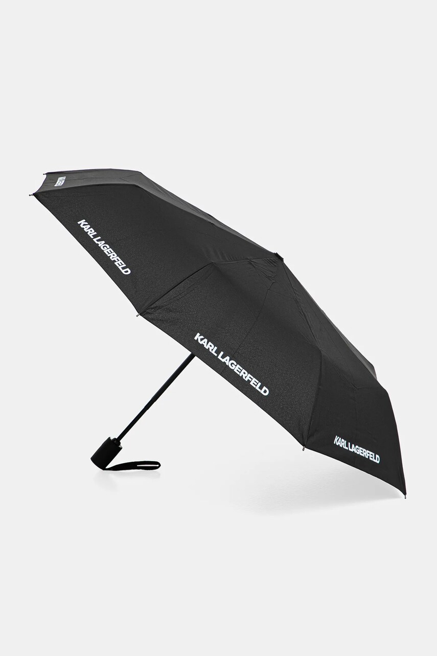 Karl Lagerfeld umbrela K/ESSENTIAL culoarea negru, A1M50012