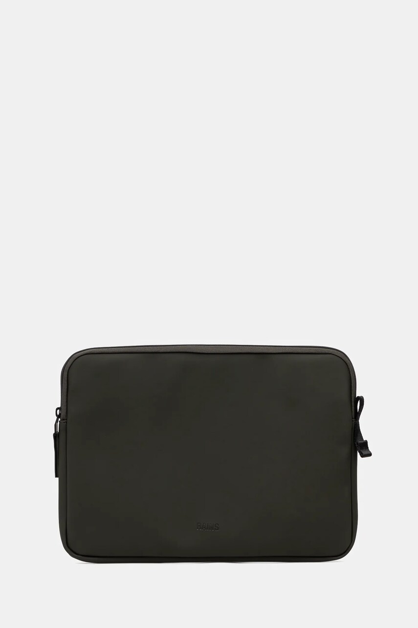 Rains husa laptop Trail Laptop Case 15"/16" W1 culoarea verde, 14870