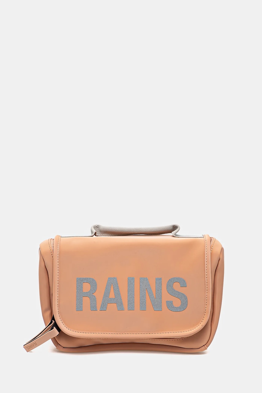 Rains portfard Texel Wash Bag W3 culoarea portocaliu, 16310 Rains portfard Texel Wash Bag W3 culoarea portocaliu, 16310