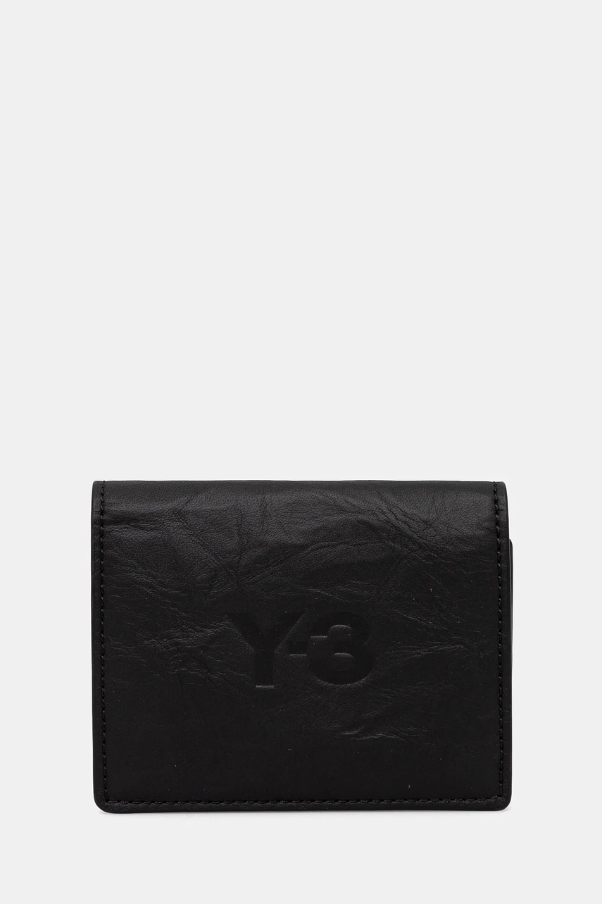 Y-3 portofel de piele Card Holder