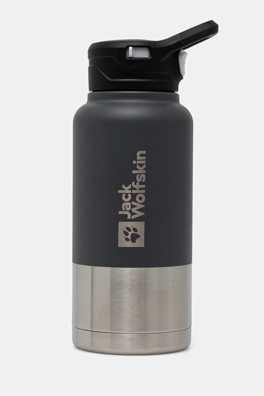 Jack Wolfskin termos Saima Insulated Straw 950 ml culoarea gri, A64001