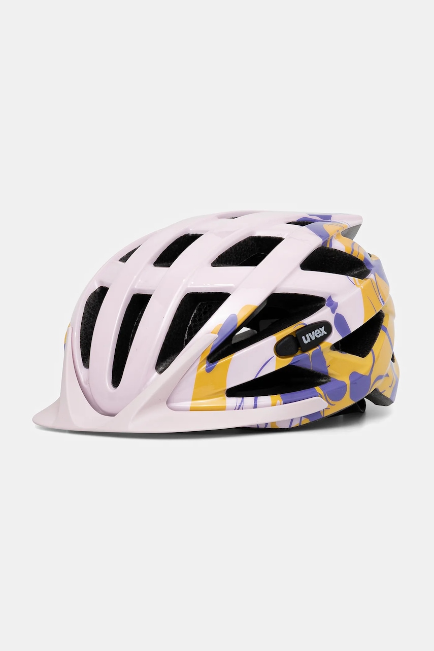 Levně Cyklistická helma Uvex Air Wing růžová barva, 41/3/426