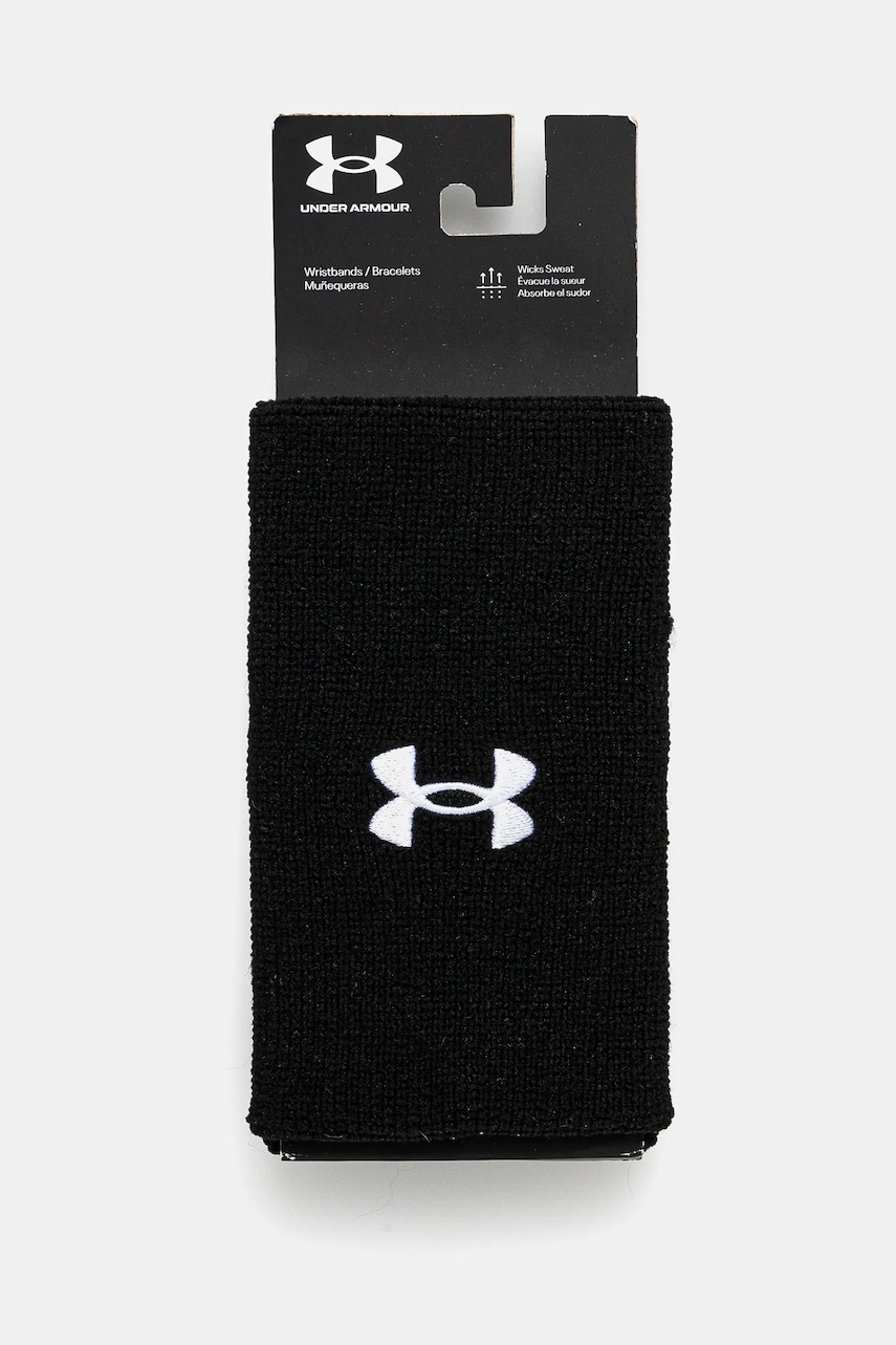 Under Armour bratari 2-pack culoarea negru, UAR-1218006001