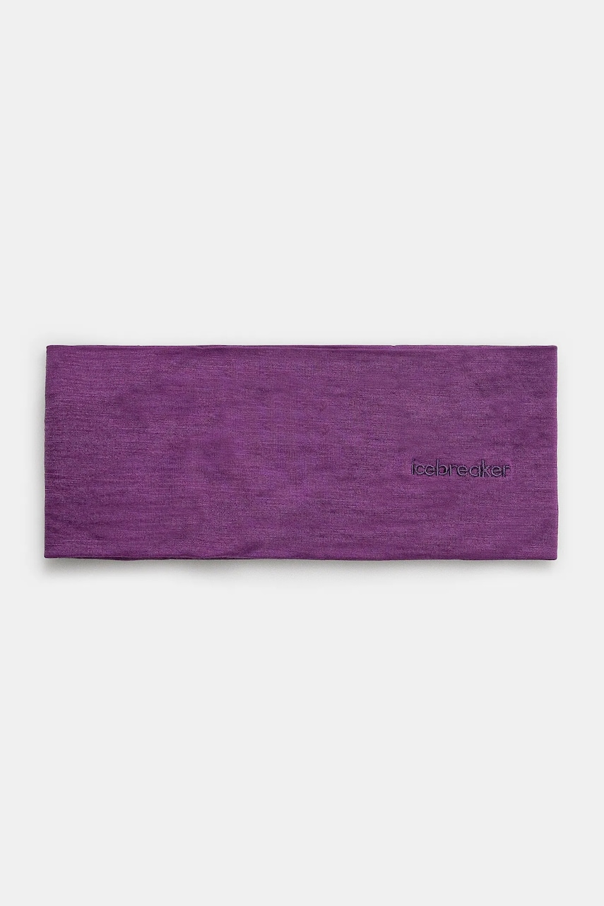 Icebreaker bentita pentru cap Cool-Lite Flexi culoarea violet, IB0A56FN0A31 Icebreaker bentita pentru cap Cool-Lite Flexi culoarea violet, IB0A56FN0A31