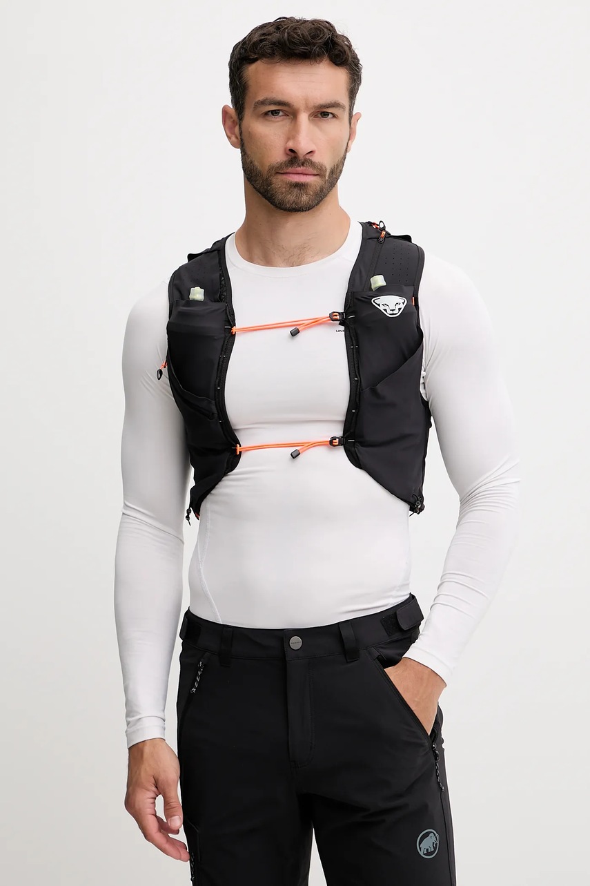 Dynafit vestă de alergare Alpine 8 culoarea negru, 08.0000049019