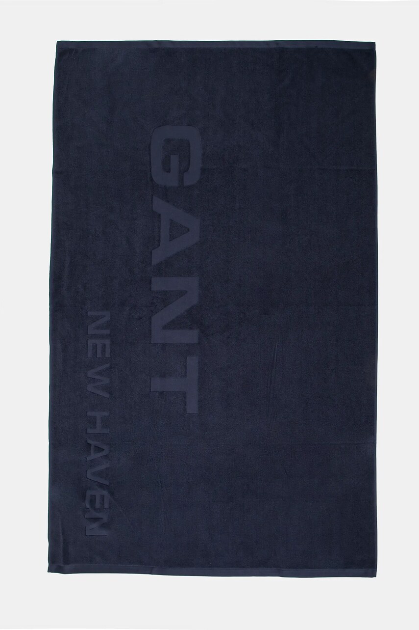Levně Bavlněný ručník Gant tmavomodrá barva, 852014411