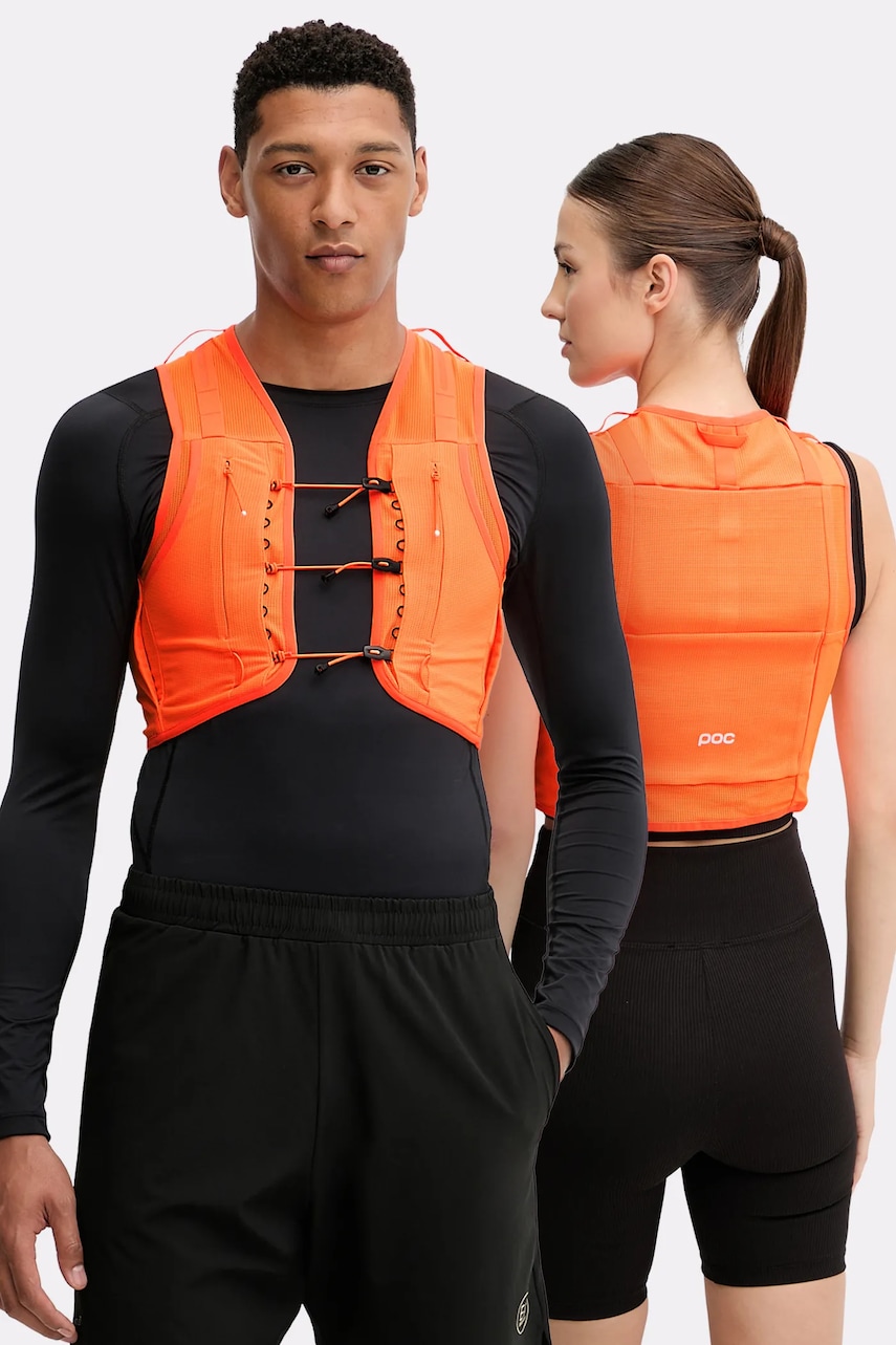 POC vestă de ciclism culoarea portocaliu, 25134