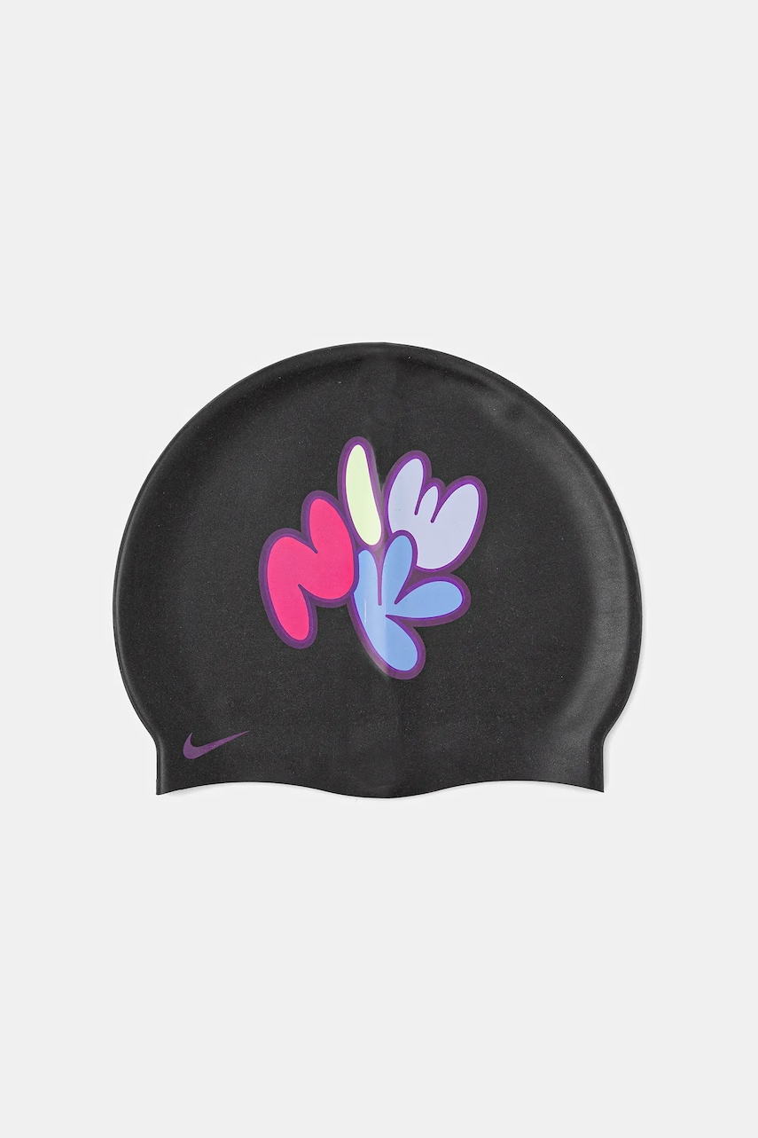 Nike cască înot culoarea negru, NESSF123