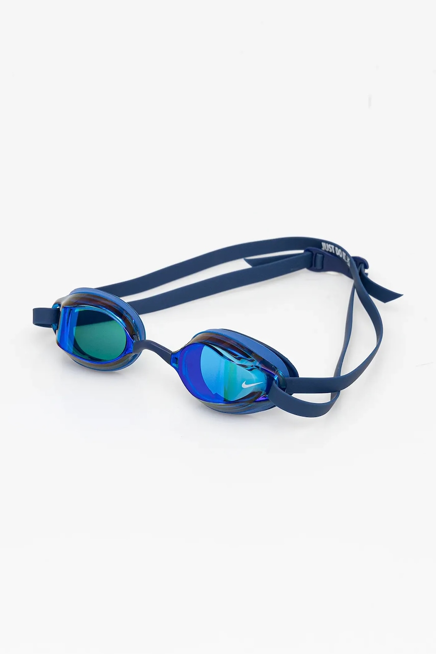 Nike ochelari înot culoarea bleumarin, NESSF132