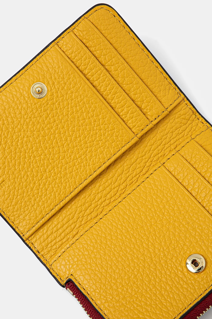 Кожаный кошелек Coccinelle METALLIC TRICOLOR цвет бордовый M10 17 01 01 Кожаный кошелек Coccinelle METALLIC TRICOLOR цвет бордовый M10 17 01 01