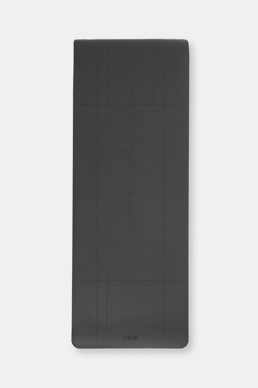 Casall saltea de yoga Grip&Cushion 5mm culoarea negru, 53104
