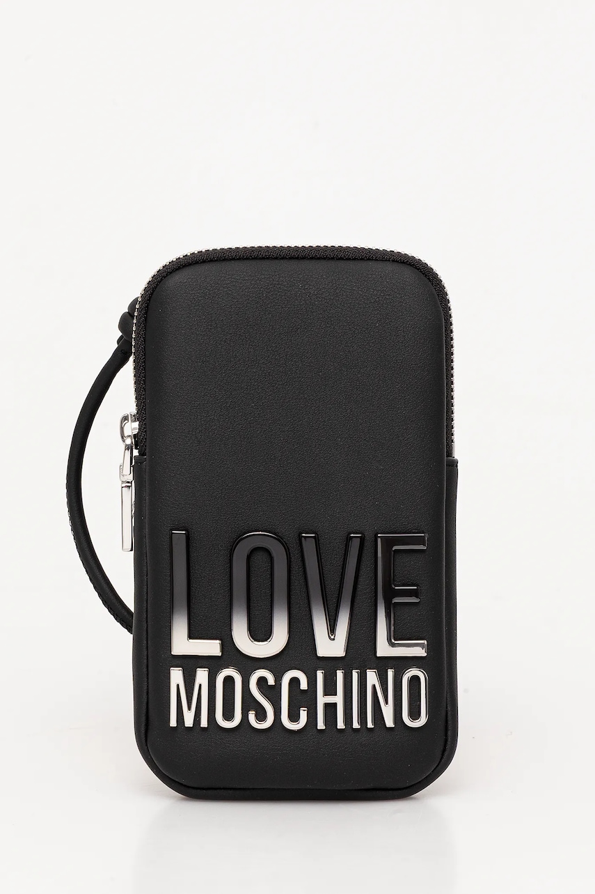 Love Moschino carcasa de telefon culoarea negru, JC5729PP0MKD000B