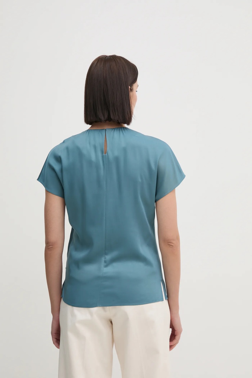 Μπλουζάκι Calvin Klein χρώμα: πράσινο, K20K207839 φωτογραφία