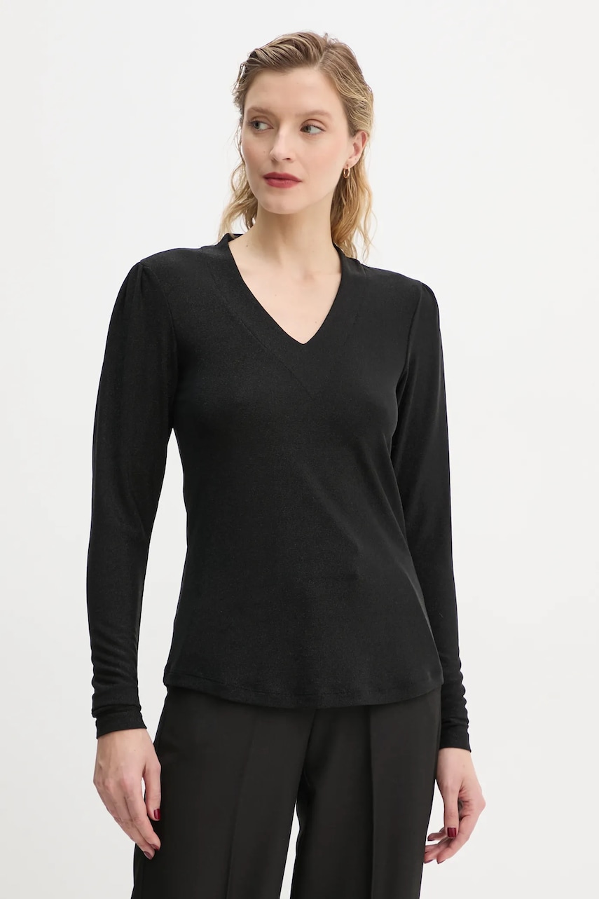 Bruuns Bazaar longsleeve femei, culoarea negru, BBW4246 Bruuns Bazaar longsleeve femei, culoarea negru, BBW4246