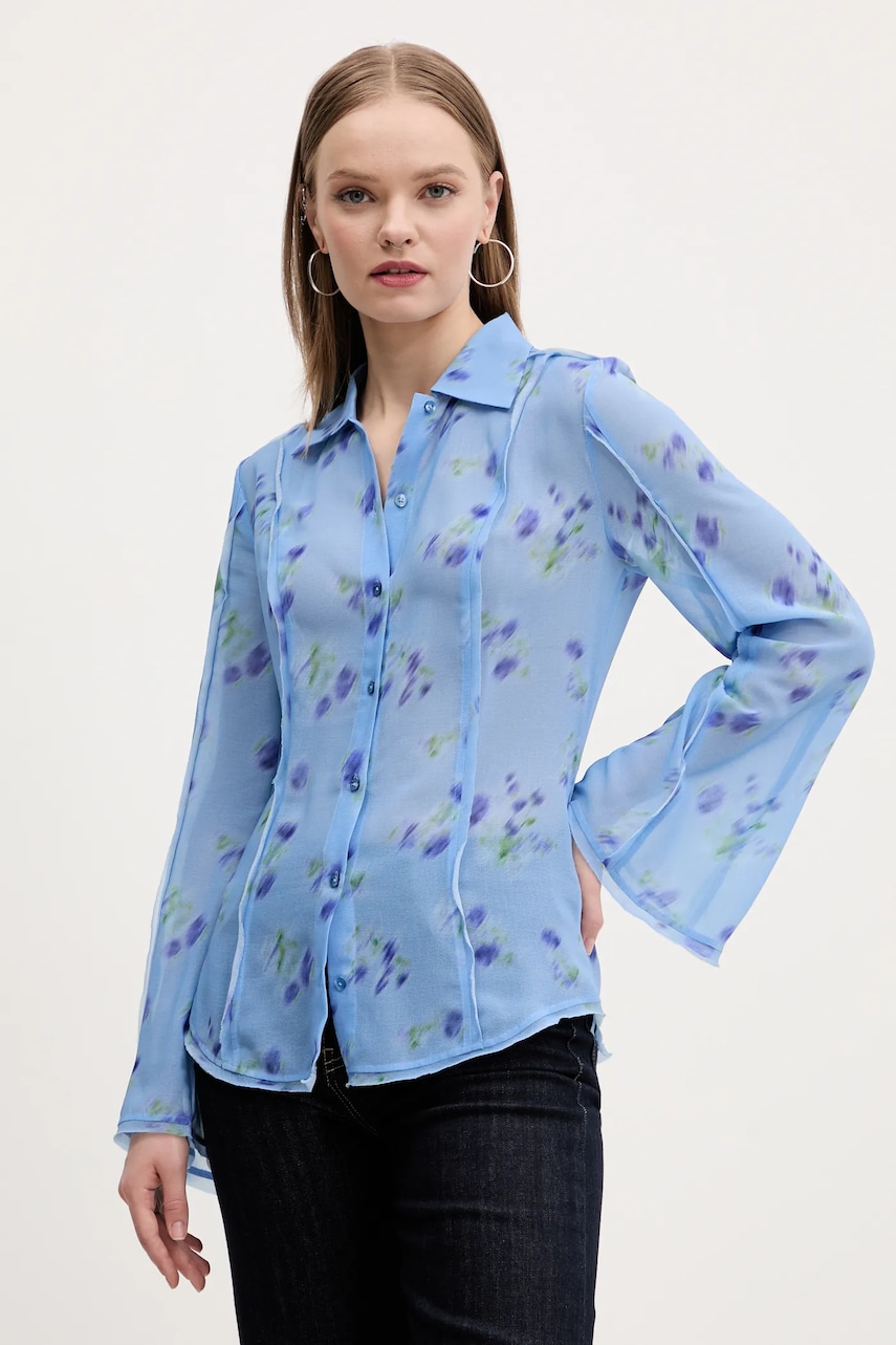 HUGO camasa femei, cu guler clasic, regular, 50531573