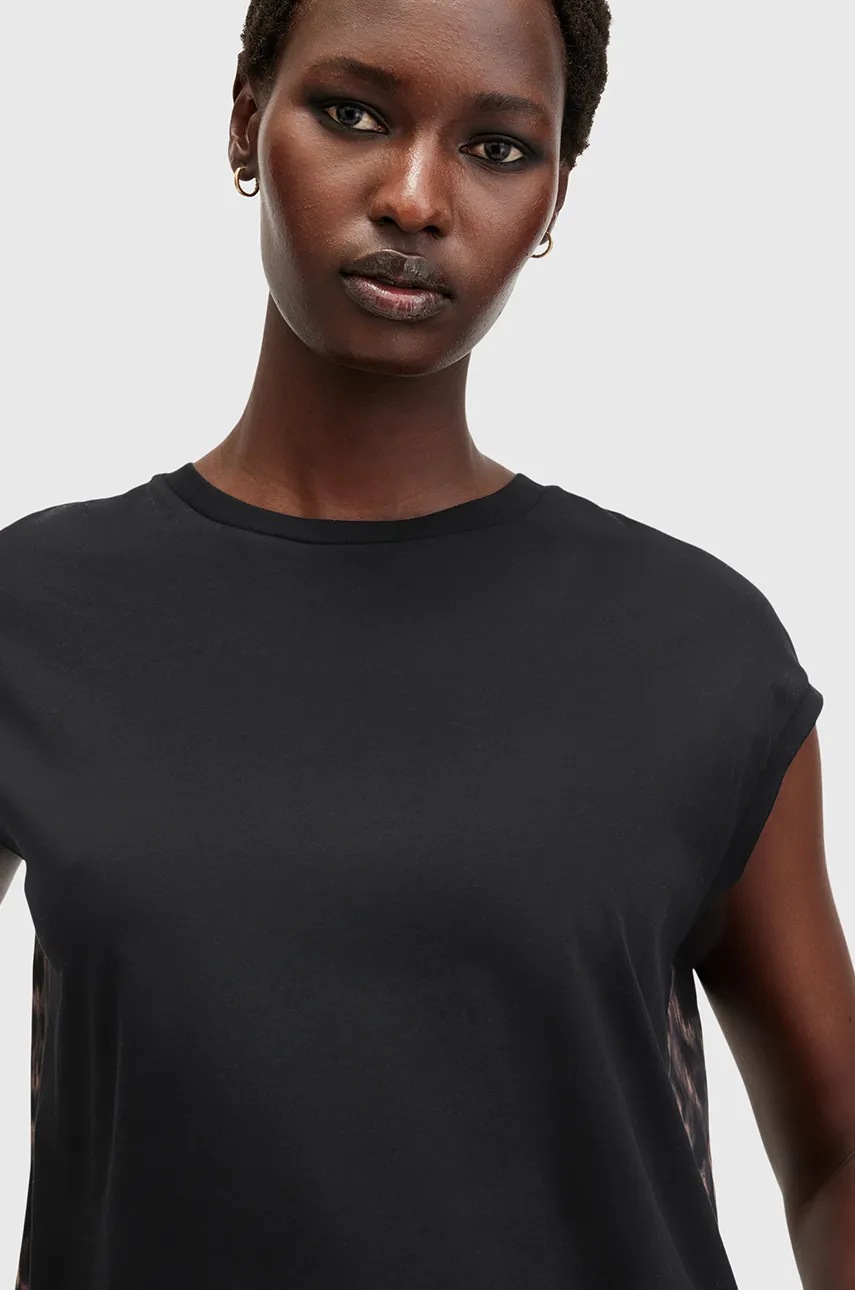 Блузка AllSaints KALMA женская цвет чёрный узор W189JB