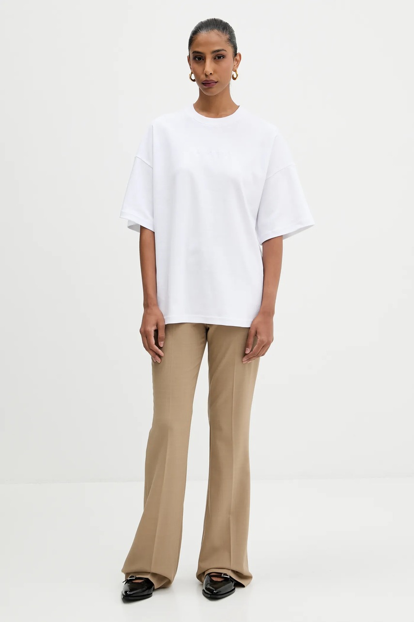 Βαμβακερό μπλουζάκι La Mania NAN χρώμα: γκρι, NAN φωτογραφία