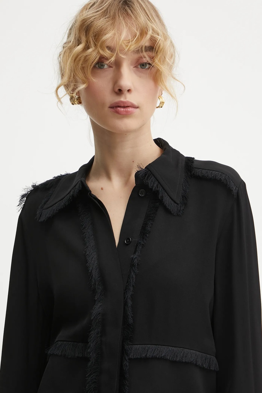 Πουκάμισο Day Birger et Mikkelsen Emmie χρώμα: μαύρο, DAY65243508 φωτογραφία