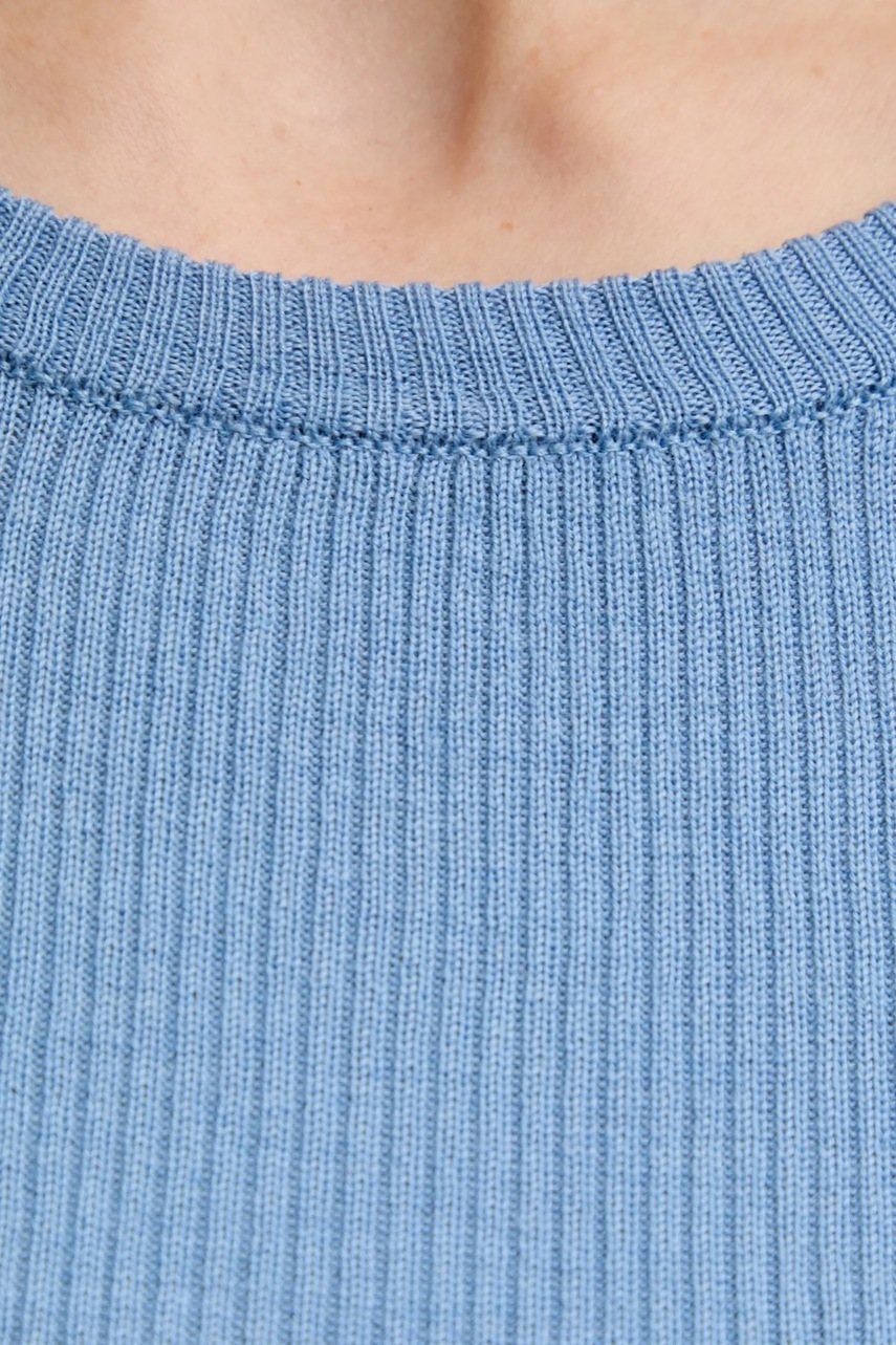 Πουκάμισο μακρυμάνικο μάλλινο Day Birger et Mikkelsen Mariana χρώμα: μπλε, DAY65243602 φωτογραφία