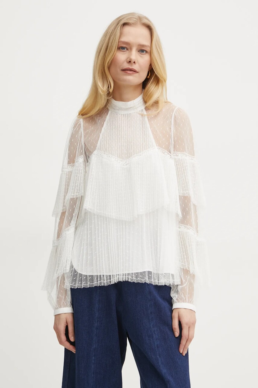 Levně Halenka Twinset dámská, béžová barva, hladká, 251TP2513