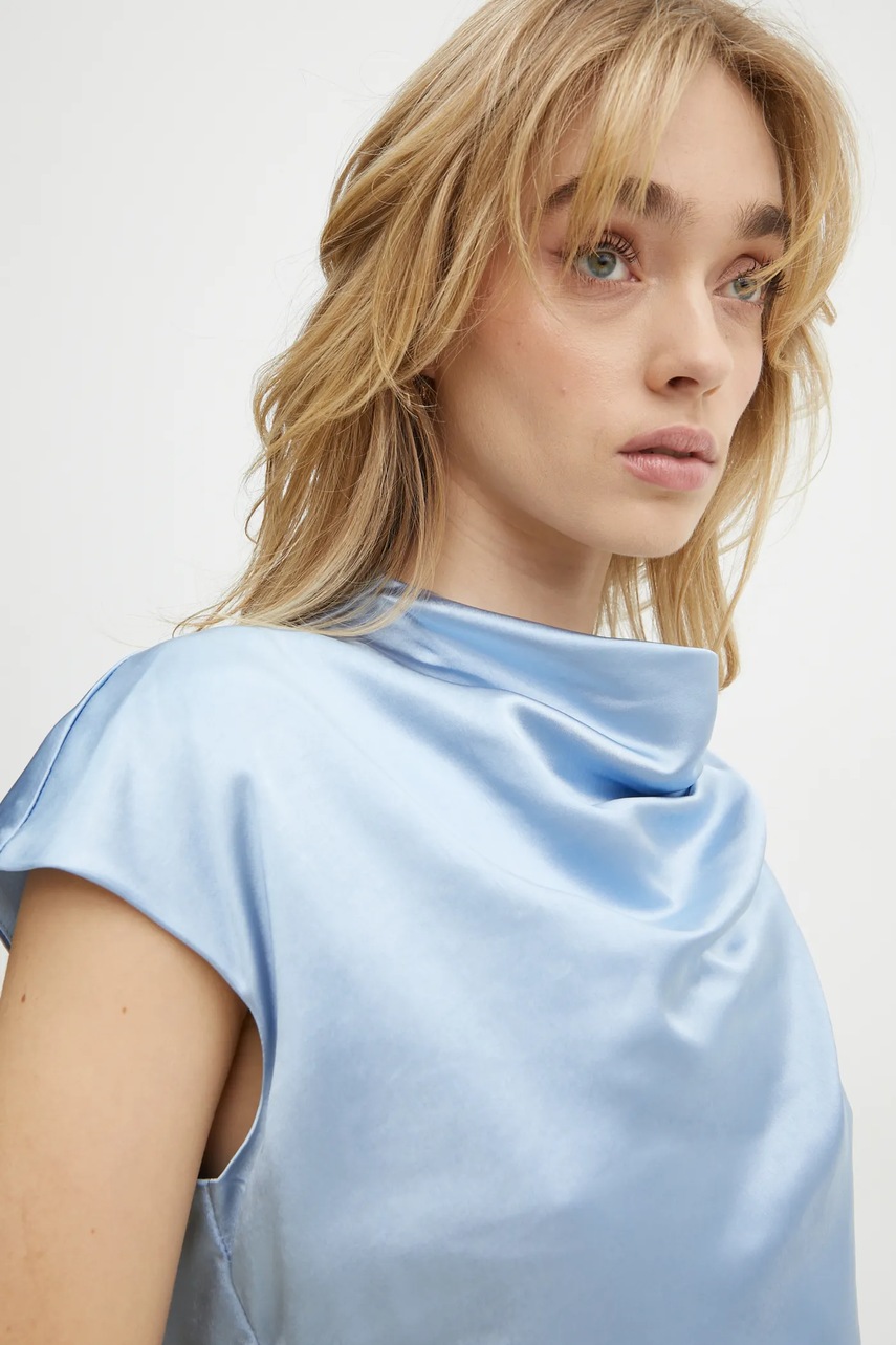 Μπλουζάκι Bardot χρώμα: μπλε, 59649TB φωτογραφία