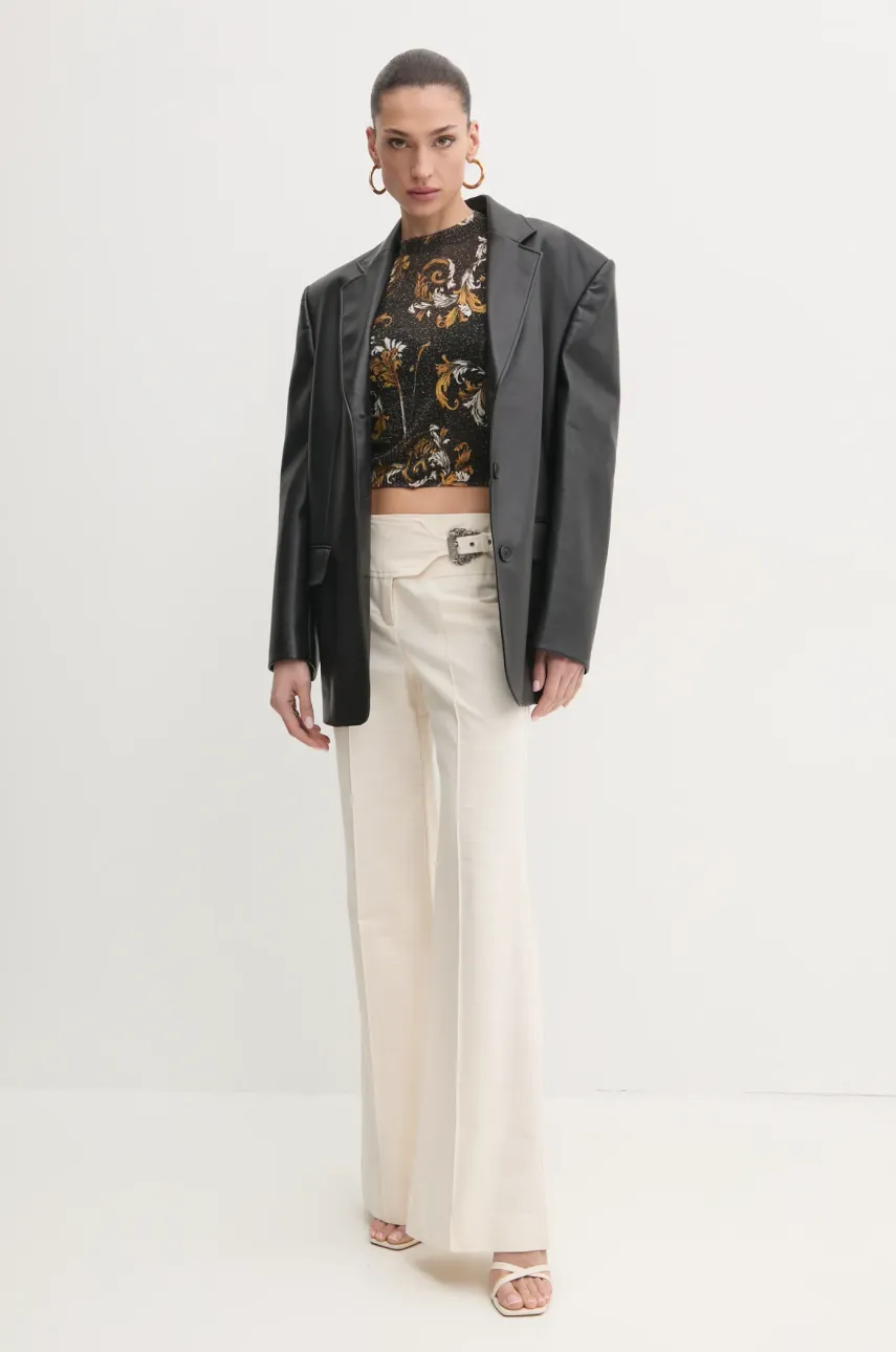 Свитер Versace Jeans Couture женский цвет чёрный лёгкий 78HAFM21 CMN45 Свитер Versace Jeans Couture женский цвет чёрный лёгкий 78HAFM21 CMN45