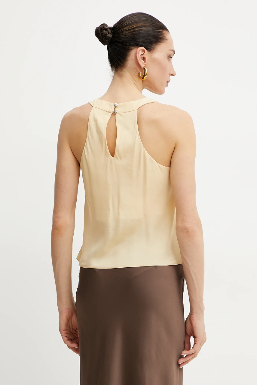 Μπλουζάκι Patrizia Pepe χρώμα: μπεζ, 2C1609 A057 φωτογραφία