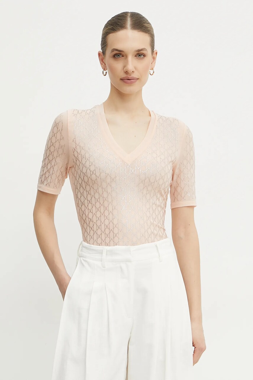 Levně Tričko Marciano Guess ARIA dámské, oranžová barva, 5RGP22 6311A