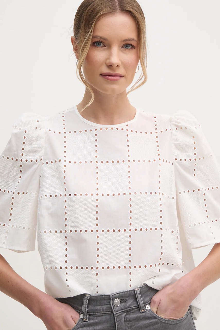 Ivy Oak bluza femei, culoarea bej, neted, IO112356