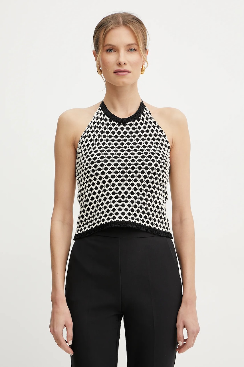 Simona Corsellini top femei, culoarea negru, P25CPTOO04 Simona Corsellini top femei, culoarea negru, P25CPTOO04