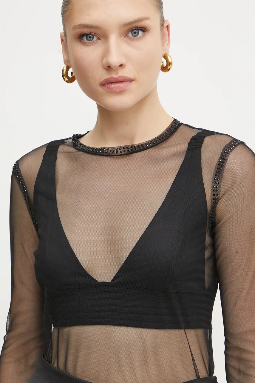 Μπλουζάκι MAX&Co. χρώμα: μαύρο, 2516941011200 φωτογραφία